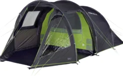 High Peak Paxos 4, Camping, Festrahmen, Tunnelzelt, 4 Person(en), 8,9 Kg, Grün, Grau