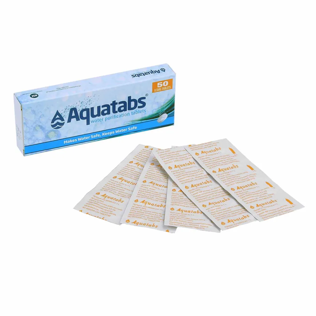 Wasserreinigungstabletten AQUATABS (2 X 50 Stück) – Bild 2