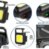 OUTDOOR Mini-Taschenlampe KeyChain Light - COB Outdoor - FLOODLIGHT Black