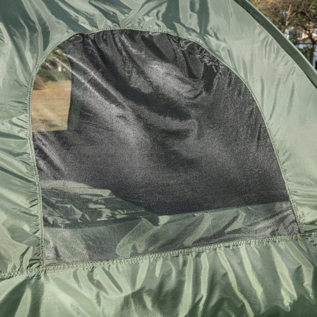 SoBuy OGS32-L-GR Feldbett 4in1-Zelt Mit Campingliege Schlafsack Luftmatratze Und Zubehör Campingzelt 2 Personen – Bild 7