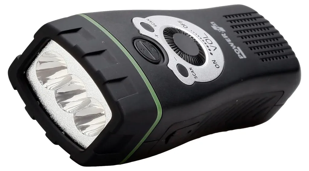 PowerPlus Wolf - Dynamo USB Taschenlampe Und FM Radio
