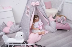 Kinder-Tipi Stars Pink – Ein Originelles Geschenk Für Ihr Kleines Kind – Die Geheimnisvolle Welt Eines Kinderzimmers -Campingbedarf Geschäft 5f20e764061cc35849057535411aa484