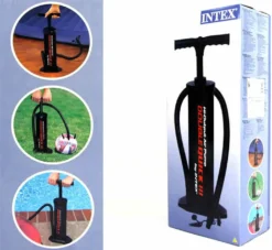 Intex 68615 Quick Doppelhub Luftpumpe, Höhe: Ca. 48 Cm - Farbe: Schwarz -Campingbedarf Geschäft 5f4ffc2610d992af52e85edf65a8e083