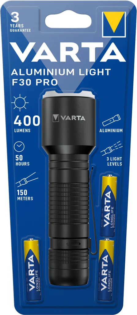 Varta 16606 101 421 Taschenlampe Aluminium Hand-Blinklicht LED – Bild 8