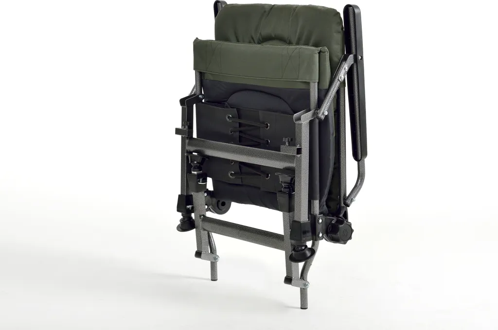 Carp Angelstuhl Campingstuhl F5R Stuhl Deluxe Karpfen Angler Campingstuhl Mit Extra Höhe – Bild 7