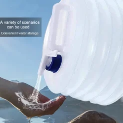 2 Stück Faltkanister Faltbarer Wasserkanister Mit Zapfhahn, Rund, Lebensmittelecht (Faltbarer Wasserbehälter) -Campingbedarf Geschäft 606a5c0c3b4386c83ec86d55dd05c06b