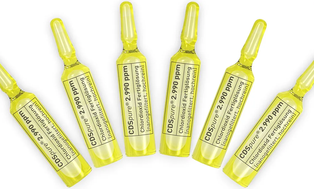 AQUARIUS Pro Life ® - CDSpure 6x5ml I Nanogefiltert & Hochrein I Chlordioxid-Fertiglösung (0,299%) In Klarglas Ampullen I 5 Jahre Ungekühlt Haltbar I 2990ppm I CDL Tropfen I Premium CDS I Das Original – Bild 5