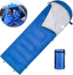 Outdoor-Schlafsack - 210 Cm Schlafsack, 5°C, Kompakter Outdoor-Schlafsack Für Camping, Wandern Und Bergsteigen