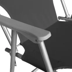 Wohaga Campingstuhl, Klappbarer Gartenstuhl, Farbe:Schwarz -Campingbedarf Geschäft 637ee3fe0fa07b64d032ff1091c49f48