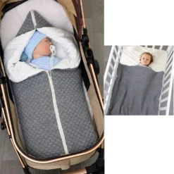 Neugeborenen Wickeldecke, Multifunktional Winter Warme Schlafsack Kinderwagen Decke Für 0-12 Monate Baby Jungen Oder Mädchen -Campingbedarf Geschäft 6694923f170bd5b6ef818658bae746e3