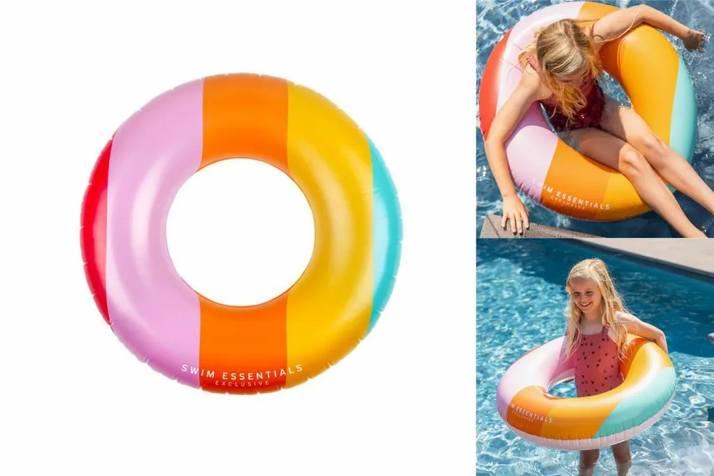 Swim Essentials Regenbogen-Schwimmring – Bild 8