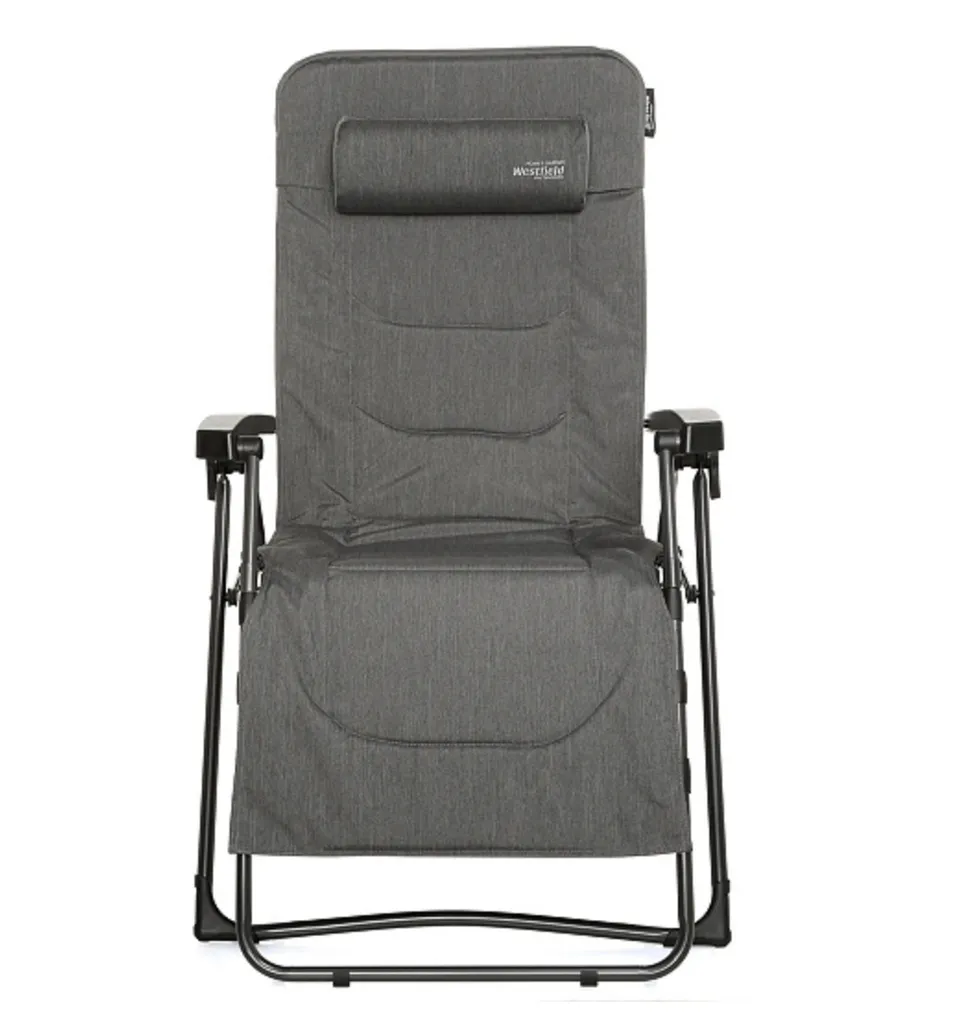Relaxstuhl Relaxliege Klappstuhl Relax Lounger Westfield Cloud GrauWestfield – Bild 2