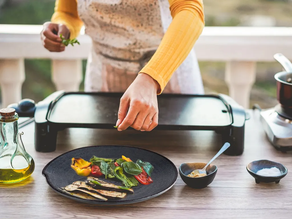 APS Campinggeschirr, Melamin Geschirrset, Picknickgeschirr Für Wohnmobil, Boot – Bild 8