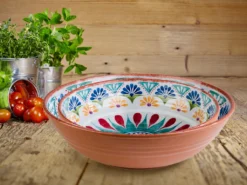 APS Campinggeschirr, Melamin Geschirrset, Picknickgeschirr Bunt Für Boot, Wohnmobil