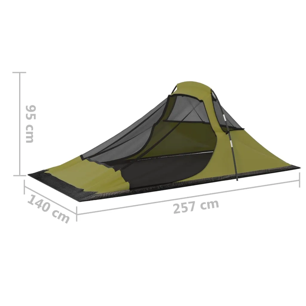 VidaXL Campingzelt 317x240x100 Cm Grün – Bild 9