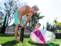 Intex 68615 Quick Doppelhub Luftpumpe, Höhe: Ca. 48 Cm - Farbe: Schwarz -Campingbedarf Geschäft 73f2d6e6b2cdcd89861e8e565089c706