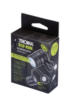 TROIKA Taschenlampe ECO RUN Sport- Und Sicherheitslicht Schwarz -Campingbedarf Geschäft 7709c60c92b57e045cf26dead515805f