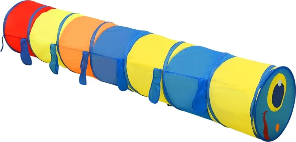 VidaXL Spieltunnel Fš¹r Kinder Mehrfarbig 245 Cm Polyester – Bild 3