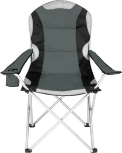 Tectake 2 Campingstühle Mit Polsterung - Grau -Campingbedarf Geschäft 7a89799cff2b5a2057ae1d224f4518b8 1