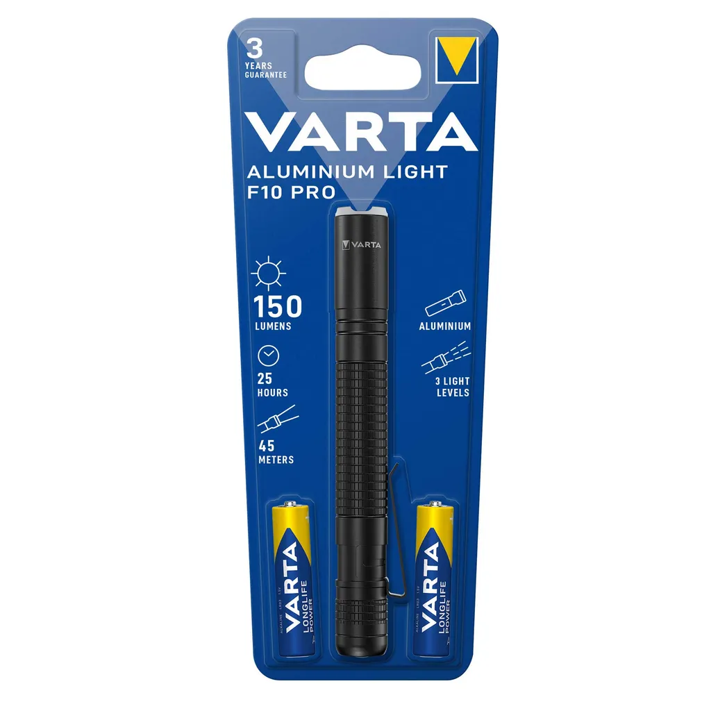 Varta 16606 101 421 Taschenlampe Aluminium Hand-Blinklicht LED
