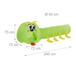 Relaxdays Kinder Krabbeltunnel Raupe -Campingbedarf Geschäft 7faa831564a86ba4786379a0b2736a43