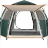 Hikeren Wurfzelt,Camping Zelt Automatisches Schnellaufbauzelt Pop Up Zelt Für 2-4 Personen Wasserdicht Winddicht Faltzelt Mit Abnehmbarer, äußerer Zeltplane Für Picknick Camping Berge Besteigen