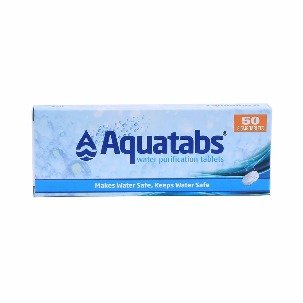 Wasserreinigungstabletten AQUATABS (2 X 50 Stück) – Bild 3