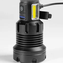 12000 Lumen Taschenlampe, LED Taschenlampe Extrem Hell USB Aufladbar 18650 Batterie, 4 Lichtmodi, Zoombar, Lange Arbeitszeit Taktische Taschenlampe -Campingbedarf Geschäft 81bf8a38de62d4cb3b6af08e418b1c4b