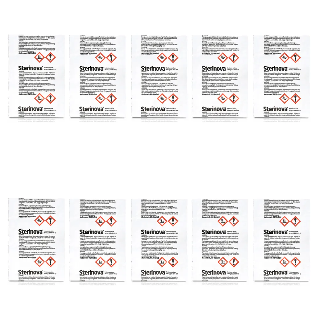 JB White Puritabs Sterinova 60x Wasser Rudergerät Tabletten Gegen Algen, Extra Konzentriert, Chlortabletten ZB Geeignet Für WaterRower, SportPlus, Skandika Wasserrudergerät (10 X 6)