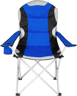 Tectake Campingstuhl Mit Polsterung - Blau -Campingbedarf Geschäft 82f035befff820eee18aeaed52eeb3c6 1