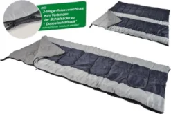 Schlafsack - 2 Wege Reißverschluss - L: 170cm - Inkl. Tragetasche - Anthrazit/Orange -Campingbedarf Geschäft 82fc5419cd9600b6d364f837b69b5020