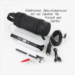 FISCHER Akku-Kompressor Mit Powerbank Und LED-Taschenlampe -Campingbedarf Geschäft 83f3be021d3c15dd55f6531cf1c2d8e2