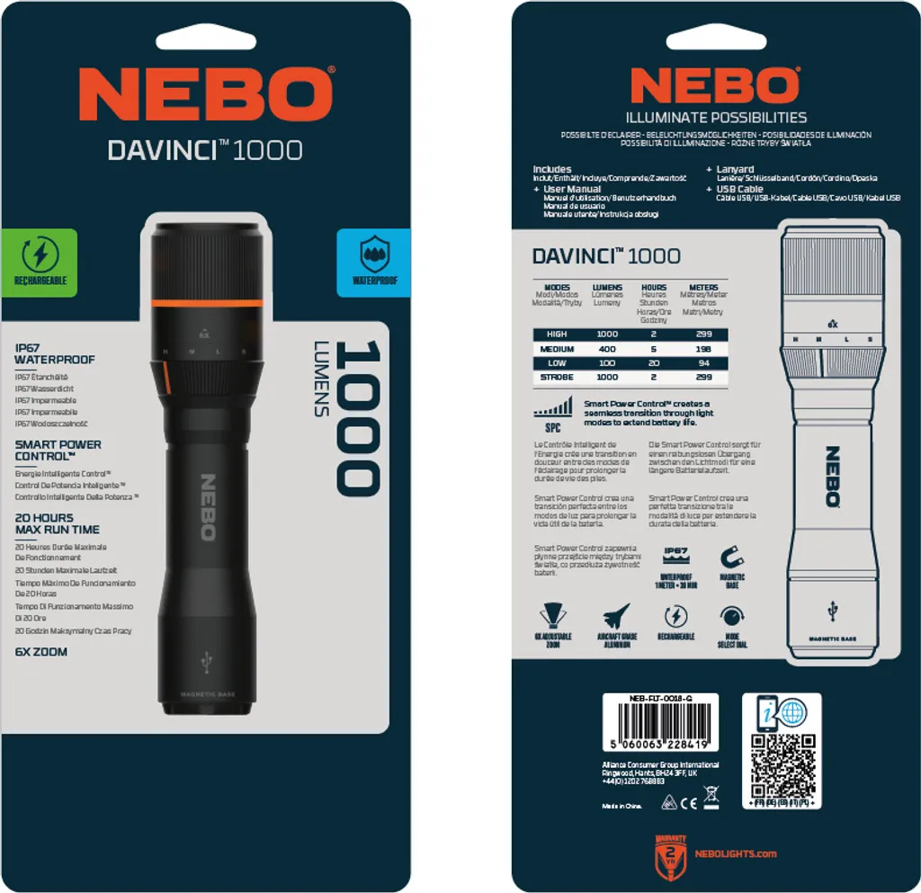 Nebo LED Taschenlampe NEWTON 1000 – Bild 4