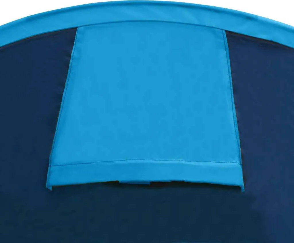 VidaXL Campingzelt 4 Personen Marineblau / Hellblau – Bild 6