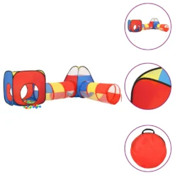 VidaXL Kinder-Spielzelt Mehrfarbig 190x264x90 Cm -Campingbedarf Geschäft 8d6d59c12b341bee32f8c403601f4cb3