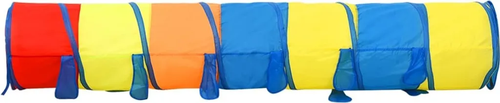 VidaXL Spieltunnel Fš¹r Kinder Mehrfarbig 245 Cm Polyester – Bild 6