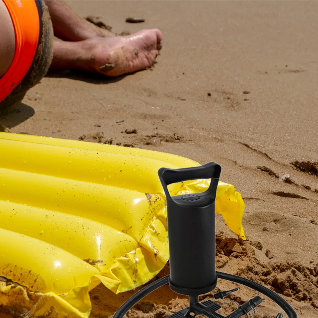 Handpumpe Doppelhub Manuelle Matratzenpumpe 2 Düsenaufsätze Hand Pumpe 2X 1,2 Liter Pumpleistung Doppelhubpumpe Handluftpumpe Retoo – Bild 6