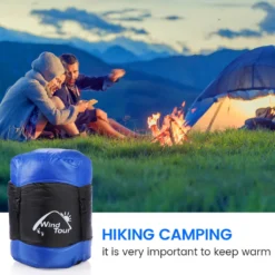 Links Schlafsäcke - Zum Zusammenzippen, Um Einen Riesigen Doppelschlafsack Zu Bilden - Camping, Wandern, Outdoor Blau -Campingbedarf Geschäft 9357581829a3e713c5db0149b557397d