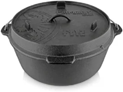 Petromax Feuertopf Ft12 (12qt) Planer Boden (ohne Füße); Ft12-t -Campingbedarf Geschäft 93c477a7843e50df42e105169b62ab6e