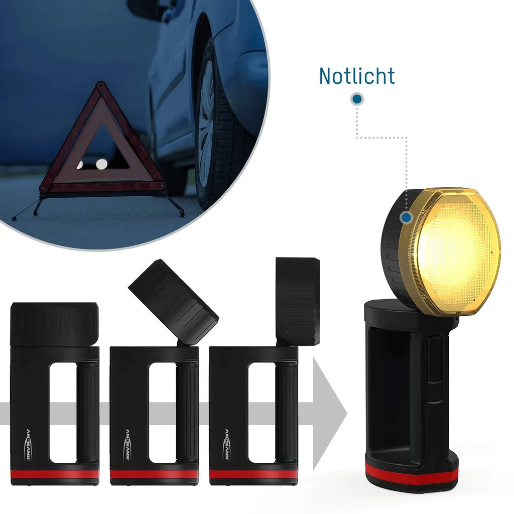ANSMANN LED-Handscheinwerfer HS5R Mit Integriertem Akku – Bild 2