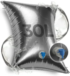Wassersack Reißfest - Wasserbehälter Faltbar - Wasserbeutel BPA-frei [kein Bisphenol A] - Für Camping - Wasserspeicher Für Notversorgung - Wassersäcke - Wasser Behälter