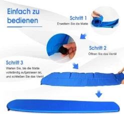 COSTWAY Camping Isomatte 200 X 65 Cm, Campingmatratze Selbstaufblasend, Schlafmatte Inklusive Tragetasche Ultraleicht, Feuchtigkeitsbeständig, Für Camping, Reisen Und Wandern -Campingbedarf Geschäft 9a2a7378fd26cb815c44d2319b80f4f4