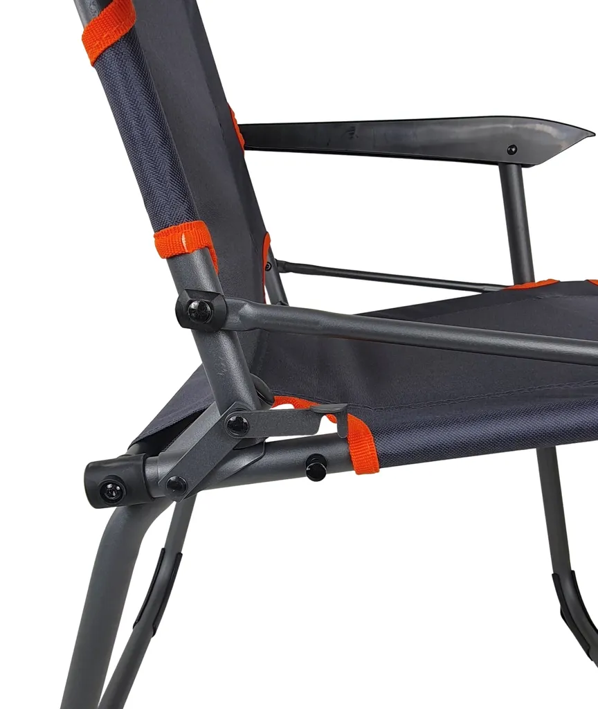 Westfield Portal Campingstuhl Anthrazit/ Orange Klappstuhl Faltstuhl – Bild 4