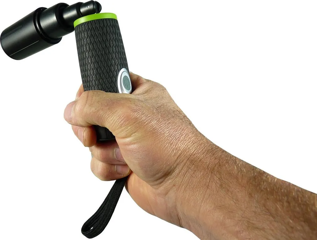 Powerplus Blackbird 3 LED Dynamo Kurbeltaschenlampe Schwarz - Nie Wieder Ohne Licht Wegen Leerer Batterien! Einfach Mit Einer Schwungvollen Bewegung Aufladen. – Bild 5