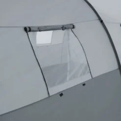 Tectake Tunnelzelt Woodstock Für 6 Personen Mit Vorzelt Und Tragetasche - Hellgrau/dunkelgrau -Campingbedarf Geschäft 9b65e43e00e37694c75e0b7c62a61867