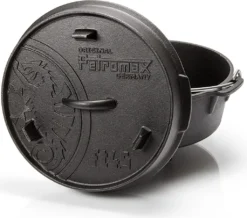 Petromax Feuertopf Ft4.5 - Dutch Oven - Gusstopf - Mit Füßen - Mit Henkel - 3,5L - 2-5 Personen