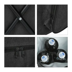 Relaxdays Schwarzer Campinghocker Mit Lehne -Campingbedarf Geschäft 9d5237d240f46db3035a892d288d61f1