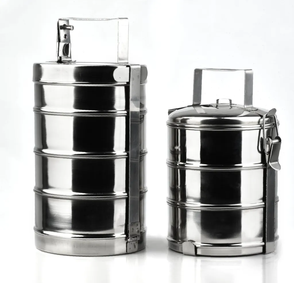 KOCHGESCHIRR Edelstahl Outdoor Camping Picknick Topfset COOKINI 4 X 1 L – Bild 3
