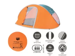Bestway Pop-Up Zelt "Nucamp X 3 Tent" 235 X 190 X 100 Cm, 68005 -Campingbedarf Geschäft a3c14450243a61562a318fa20da5dc2f