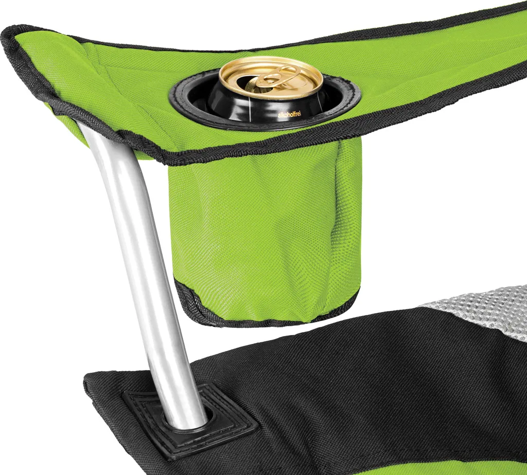 Tectake 2 Campingstühle Mit Polsterung - Grün – Bild 4